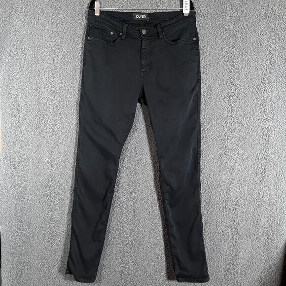 DU/ER Duer No Sweat Slim Fit Pants - Men's Size 34*33 - Black - Picture 1 of 10